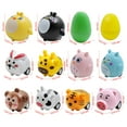 thumbnail image 4 of 12 Set Easter Eggs Filled with Toy Cars, Plastic Prefilled Easter Eggs with Animal Pull Back Cars Bulk for Kids Boys Hunt Party Favor, Basket Stuffers(Animal Car Style), 4 of 8
