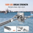thumbnail image 4 of VEVOR T316 Stainless Steel Cable 1/8" 7x7 Steel Wire Rope 1000 ft Cable Railing, 4 of 9