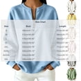 thumbnail image 3 of NominalSnug Womens Fleece Sweatshirts with Pockets Half Zip Cotton Pullover Tops Quarter Zipper Hoodies Fall Winter Clothing, 3 of 5