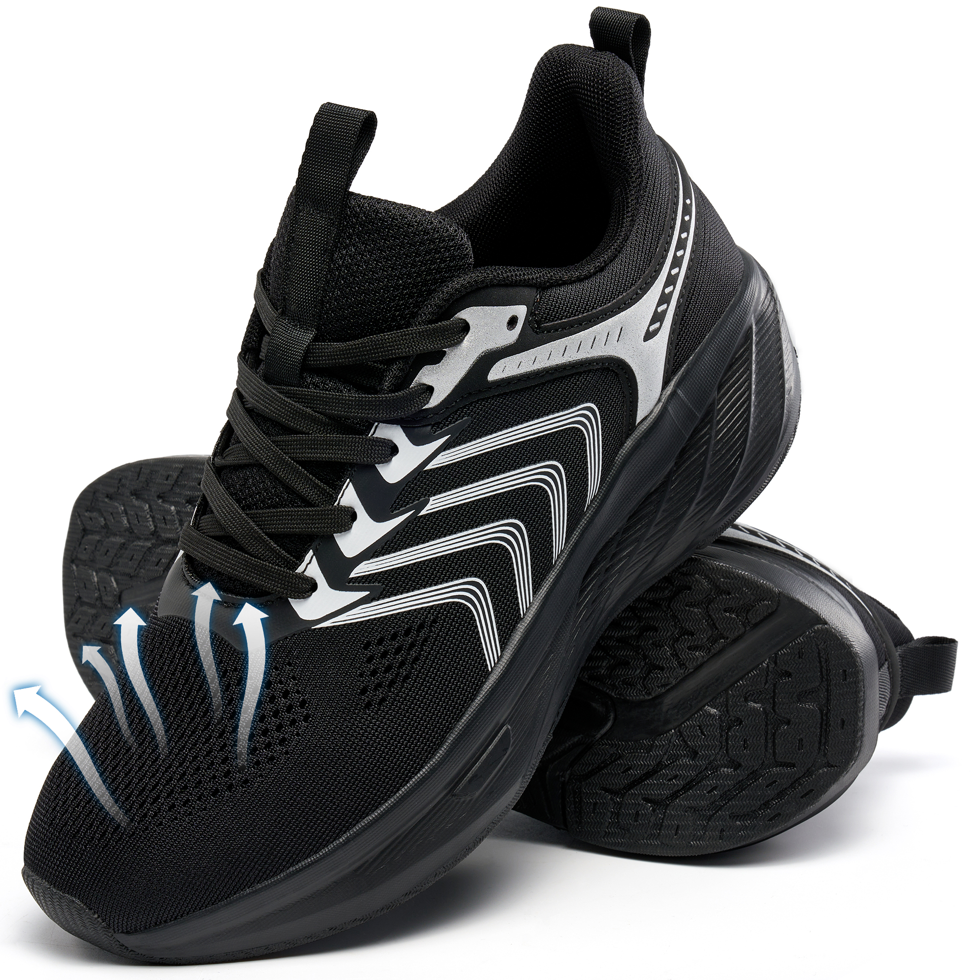 Ablanczoom Womens Sneakers: Comfortable Breathable Mesh Sneakers Women Running Shoes Anti-Slip Walking Tennis shoes