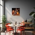 thumbnail image 2 of ZHONGYUTONG Coffee Canvas Wall Art Coffee Cup Bean Picture Kitchen Painting Dining Room Decor Artwork Framed (12.00" x 12.00"), 2 of 5