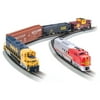 Bachmann Trains HO Scale Digital Commander Santa Fe Ready-To-Run With GP40 and FT Diesel Locomotives Electric Powered Model Train Set