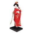 thumbnail image 4 of Muñeca geisha japonesa étnica, figura coleccionable, estilo vintage, colección artesanal. Estilo E, 4 of 9