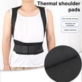 thumbnail image 4 of LJNYFDC Shoulder Lumbar Brace Back Posture Waist Corrector Adjustable Fastener Magnet Heating Winter Warm Waist Trainer, 4 of 5