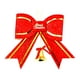 thumbnail image 2 of Paquete de 2 lazos navideños con cascabeles | Adorno navideño rojo con lazo para decoración navideña, coronas y guirnaldas | Decoración navideña, 2 of 7