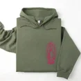 thumbnail image 2 of La Virgen de Guadalupe Hoodie – Vintage Religious Virgin Print, Unisex Classic Cotton Hoodie, Streetwear Pullover for Men & Women, 2 of 6