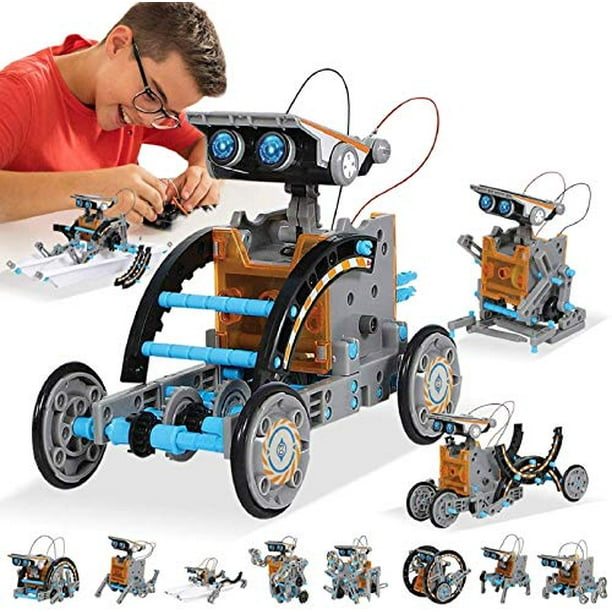 MAN NUO STEM Toy Solar Robot Kit 12in1 Learning Science Building Toys