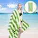 thumbnail image 5 of Accesorios de baño Toalla de playa Toallas de playa de microfibra Toallas de viaje ligeras y secas para arena para adultos Mujeres Hombres Niñas Niños Toallas de playa de poliéster, 5 of 7