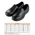 thumbnail image 2 of Ymiytan Men's Slip-Resistant Garden Work Shoes Waterproof Kitchen Chef Shoes Black 9, 2 of 9