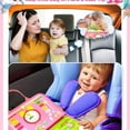 thumbnail image 2 of Busy Board Montessori Toys for 1 2 3 4 Year Old Girl Birthday Gifts,Busy Book Sensory Toys for Toddlers 1-3,Toddler Girl Toys Age 1-2,2-4,Learning Educational Toy Travel Activities, 2 of 6