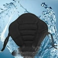 thumbnail image 1 of Cojín de asiento de kayak con reemplazo de respaldo desmontable Asiento de respaldo de canoa antideslizante Cojín de asiento acolchado para rafting en Negro DYNWAVEMX Cojín de asiento de kayak, 1 of 8