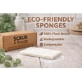 thumbnail image 4 of Esponjas de celulosa ecológicas Scrub & Throw, paquete de 15, 4 of 4