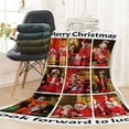 thumbnail image 5 of Custom Blanket with Photos and Text Customized Blanket Personalized Flannel Throw Blankets for Adult Kid Birthday Christmas Halloween Mothers Fathers Valentines Day Gift. (5 Photos, 48X32inch), 5 of 6
