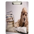 thumbnail image 2 of FMSHPON Funny Dachshund Dog Reading Book Clipboard Hardboard Wood Nursing Clip Board and Pull for Standard A4 Letter 13x9 inches, 2 of 8