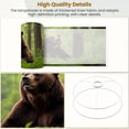 thumbnail image 4 of Lampshades 2 Pack Brown Bear Sitting Green Forest Clearing Majestic Wildlife Nature 13"x13"x10" Light Shade for Table Lamps Floor Lamp Shades Lampshade Replacement Easy Assembly Whimsical for Nursery, 4 of 8