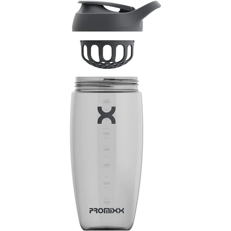 Promixx Premium Protein Mixes & Supplement Bottle Shaker - Graphite Gray - 24 oz