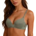thumbnail image 2 of Conairie Push Up Bras For Womens Deep V Full Coverage No Underwire Seamless Bralettes Lightweight Padded Tshirt Bras 36, 2 of 3