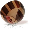 thumbnail image 2 of Handcrafted Spiral Wooden Yarn Bowl for Knitting and Crocheting - Natural Storage Organizer for Knitting Wool - Keeps Yarn Tangle-Free - Stylish and Practical (#5), 2 of 5