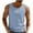 Light Blue-a, variant on Men's Tank Tops with Pockets, Fashion Crew Neck Sleeveless Shirt, Summer Loose Casual Tanks,White,XXL