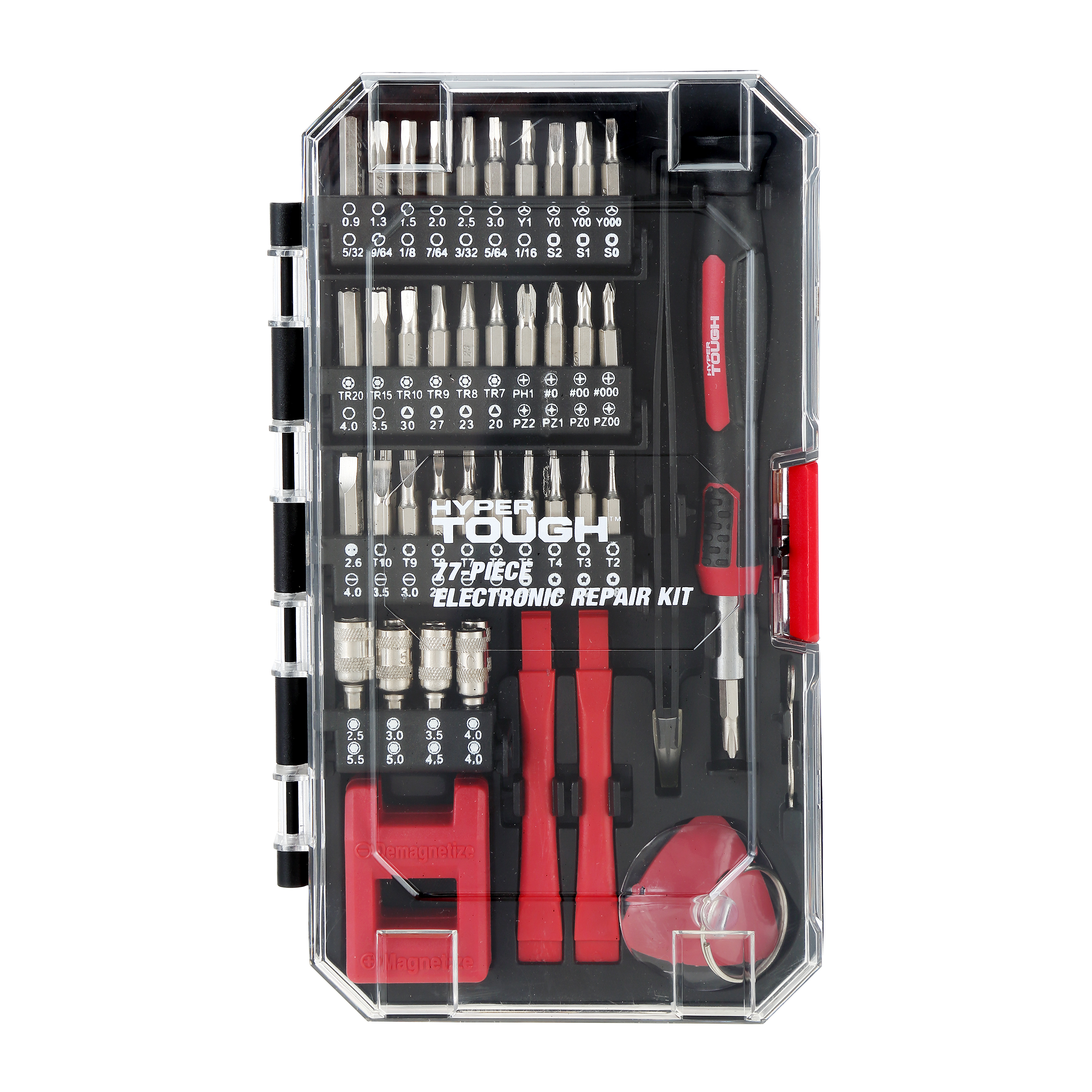 Hyper Tough 77-Piece Precision Tool Kit with Case photo 1