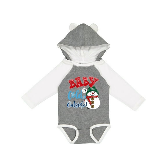 Inktastic Baby It's Cold Outside Boys or Girls Long Sleeve Baby Bodysuit