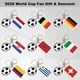 thumbnail image 5 of Yanonmyfd 2026 World Cup Soccer Keychain - 2026 World Cup Flag Keychain, Soccer Fan Gift & Souvenir (2PCS),Mexico, 5 of 48