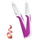 thumbnail image 1 of Pelador de frutas y verduras, pelador de acero inoxidable ultraafilado para frutas, patatas, verduras afiladas, acero inoxidable, 9CM, 1 of 5