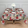 thumbnail image 3 of Pioneer Flower Floral Print Pattern Square Tablecloth, Waterproof Wipeable Spillproof Washable Table Cover for Home Kitchen Party Decor, 42"x42", 3 of 6