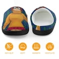 thumbnail image 5 of Velma Scooby Kids Cotton Slippers Slip-on Indoor Memory Foam House Shoes Fluffy Slippers Furry Cozy Comfy Slippers Boys Girls, 5 of 8