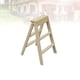 thumbnail image 2 of Mini escalera creativa, mini casa, escalera plegable de madera en miniatura para que los niños jueguen con ella., 2 of 7