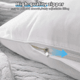thumbnail image 3 of 16 x 16 Throw Pillow Inserts, 4 Pack White Square Decorative Pillow Forms for Couch & Bed, 3 of 10