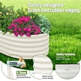 thumbnail image 5 of SnugNiture 6x3x1.5 ft Galvanized Raised Garden Bed – Outdoor Metal Planter Box for Vegetables, Herbs, and Flowers, White, 5 of 7