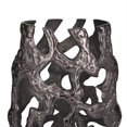 thumbnail image 5 of DecMode 20" Black Aluminum Metal Vase with Cut Out Designs, 5 of 9