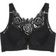 thumbnail image 1 of Karight Bras Comfort Rose Bra, with Back Support Push Up Plus Size,Seamless Front Closure Lace Butterfly Bras, 1 of 4