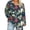 H#Navy, variant on GERsome Women's Tops Plus Size V Neck Long Sleeve Shirts Dressy Casual Blouses Print Tunic Tops Size 4XL