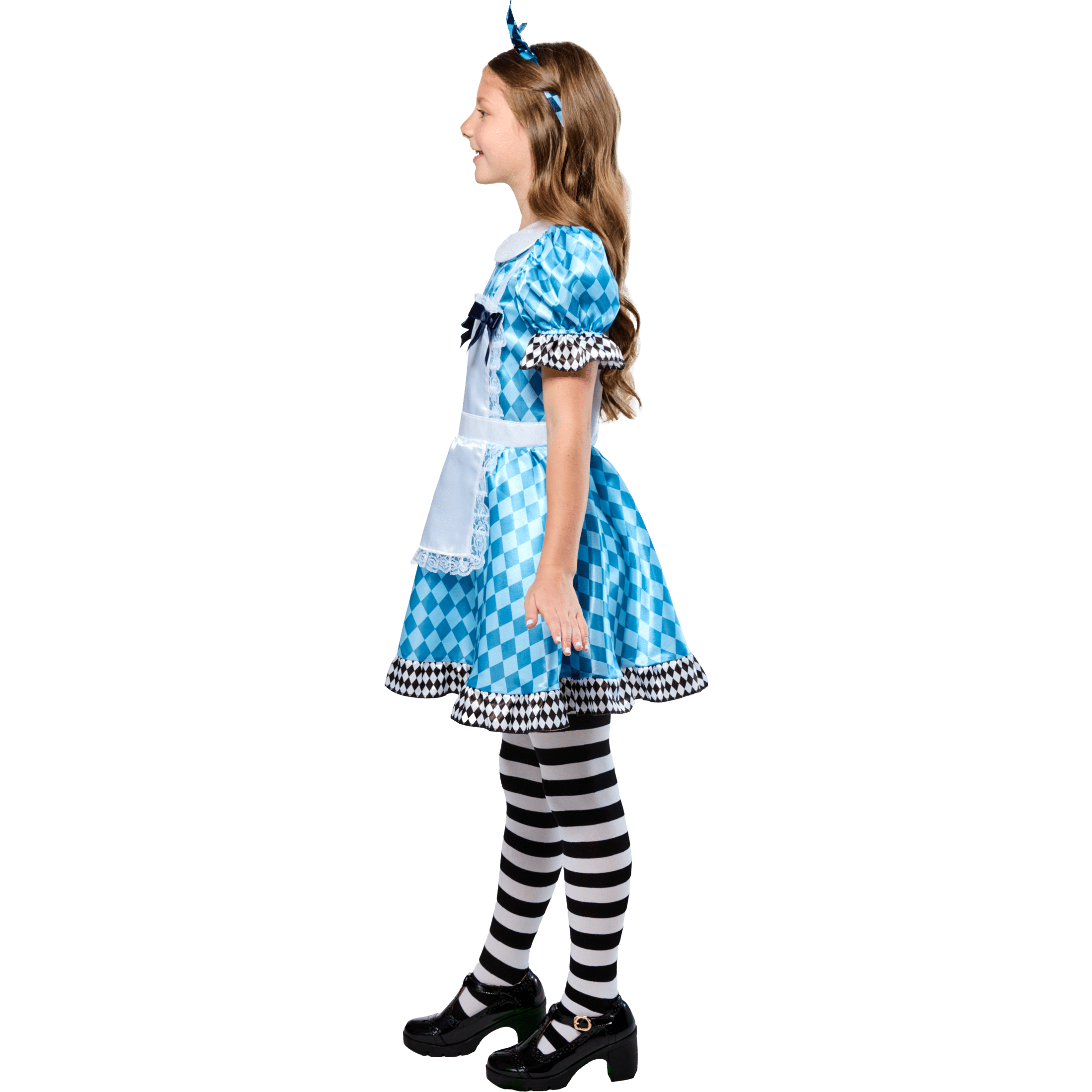 Dark Alice Halloween Costume for Children, Girl's Size L (10/12), by Way to Celebrate