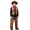 Brown, variant on Cowboy Boys Sleeveless Cowboy Vest Hat Set Western Kids Boy Halloween Size 1-12 Years