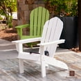 thumbnail image 6 of ResinTEAK Essential Adirondack Chair, Premium All Weather Outdoor Patio Furniture, 20 Inch Wide Seat, Up to 350 lbs, Outdoor Patio Chairs for Deck, Porck & Backyard (White), 6 of 7