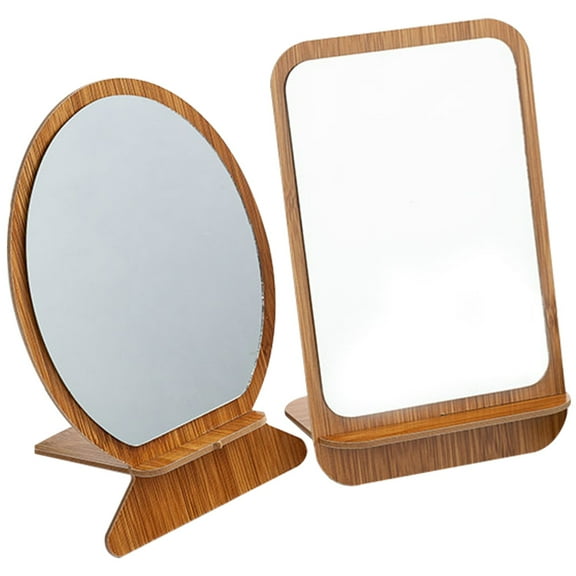 FUEENIRVA Vanity Mirror for Bedroom Use Glass 2Pcs