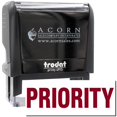 thumbnail image 1 of Large Self-Inking Bold Priority Stamp, Trodat Printy 4913, Press and Print Stamping, Impression Size 7/8" x 2-1/4", Up to 10,000 Impressions - Burgundy Ink, 1 of 10