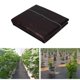 thumbnail image 4 of Tela de paisaje de barrera de malezas negras para jardín, invernadero, camas de flores 1x2 metros, 4 of 8
