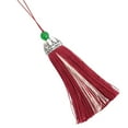 thumbnail image 3 of PENGXIANG Tassel Keychain Hanging Pendant Exquisite Key Chain Lovely Retro Vintage Keys Ring with Lanyard Auto Accessories Bag Backpack Silver Gray, 3 of 7