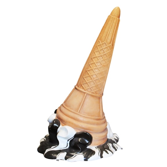 Chocolate Melting Ice Cream Over Sized Statue