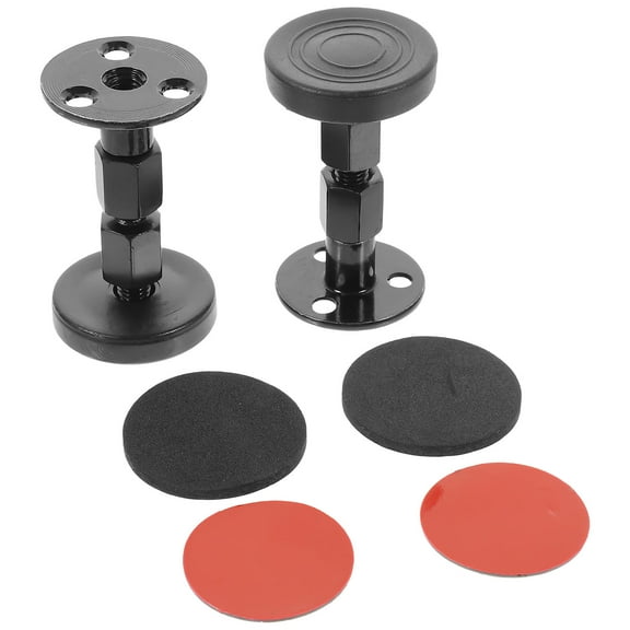 Supvox 1Pair Threaded Bed Frame Fixer Black Adjustable Stabilizer for Furniture Anti Shake