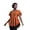 CL1, variant on Womens Print Shirt African Dashiki V Neck Short Sleeves Boho Tunic Tops for Casual Wear