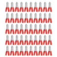 thumbnail image 4 of 50 abrazaderas para cable de batería de 300 W, clip para inversor de corriente, herramientas de prueba eléctricas de seguridad con aislamiento de PVC de acero 30 A, color rojo, 4 of 10