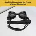 thumbnail image 4 of PETLESO Panda Shape Dog Goggles for Puppy Adjustable UV Protection Sunglasses -Black, 4 of 7