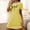 Yellow, variant on TMOYZQ Oversized Nightgowns for Women Cute Graphic Short Sleeve Nightshirt Lightweight Crew Neck Short Sleep dress on Clearance