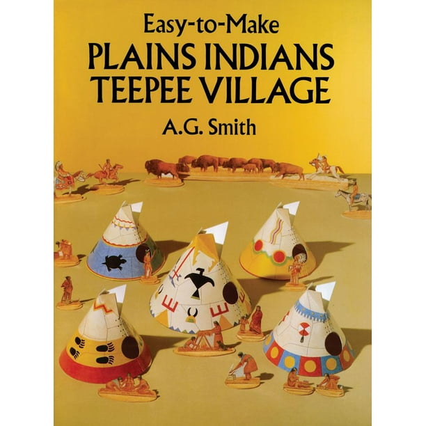 Dover Children's Activity Books Cut & Assemble Plains Indians Teepee