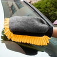 thumbnail image 4 of Taotanxi Car Wash Mitt & Works As Car Wash Sponge, Chenille Microfiber Wash Mitt Scratch Free, Ultra Absorbent Microfiber Mitt for Cars, Trucks, Suv, Boat & Motorcycle, 4 of 6